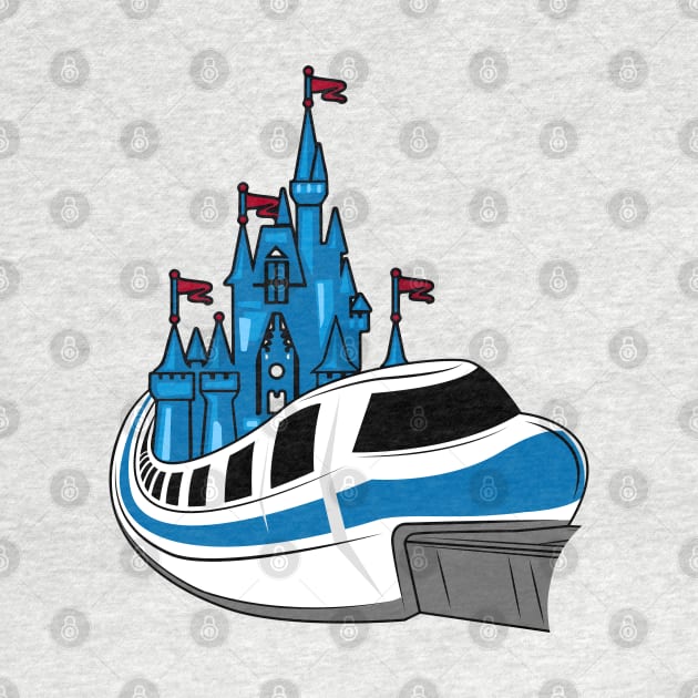 Magical Monorail by DeepDiveThreads